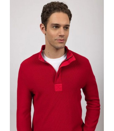 Pull col zippe saint-james ofpersan