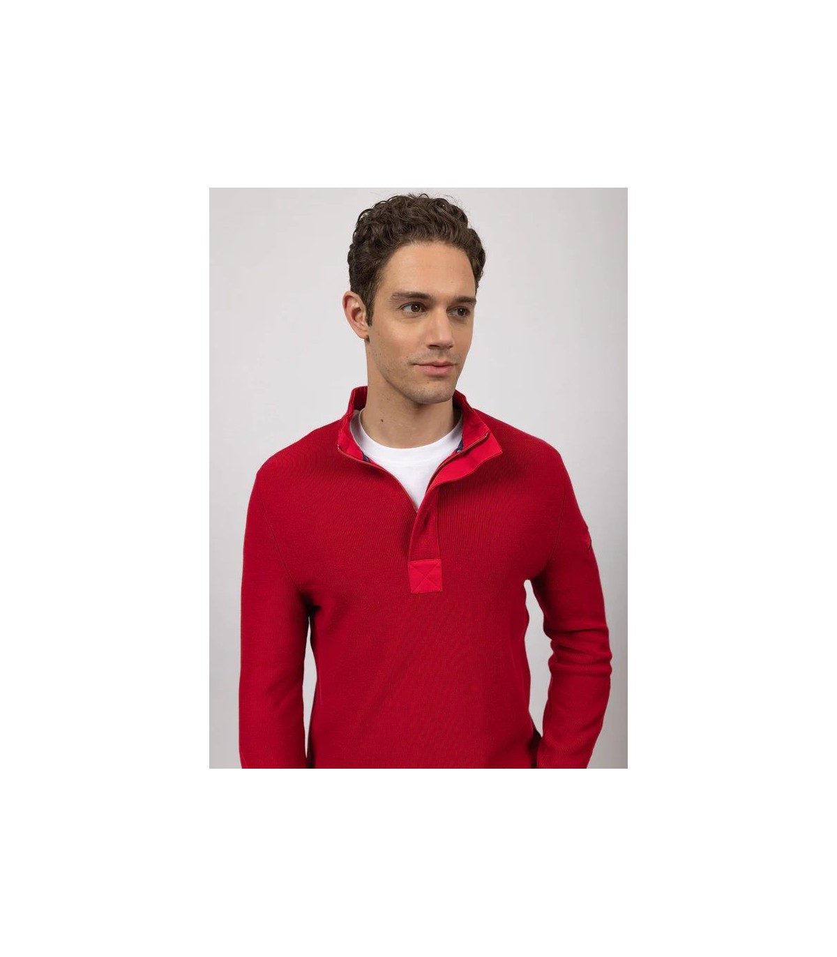Pull col zippe saint-james ofpersan