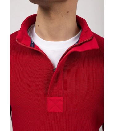 Pull col zippe saint-james ofpersan