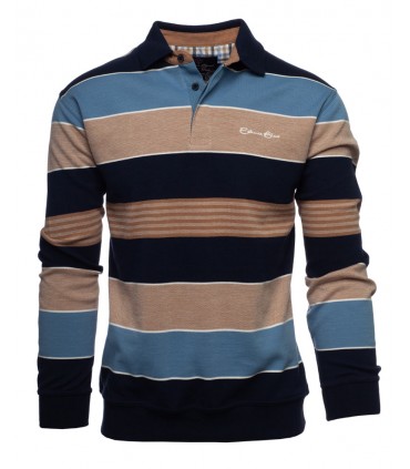 Polo ml ethnic blue beige
