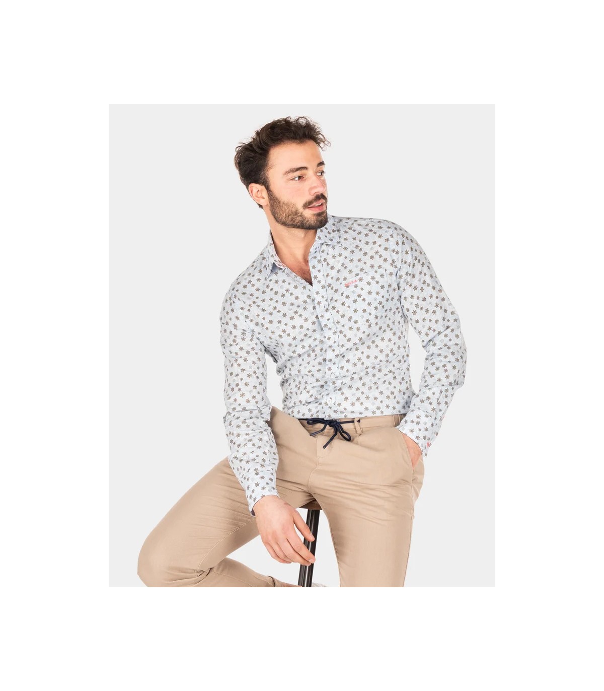 Chemise ml nza 1638blue