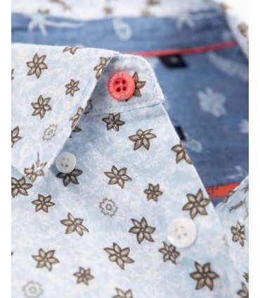 Chemise ml nza 1638blue