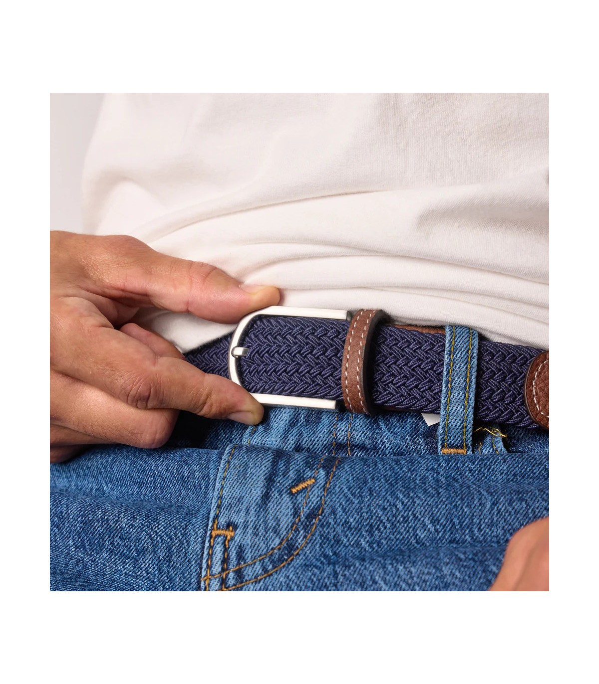 Ceinture billy belt bleu marine