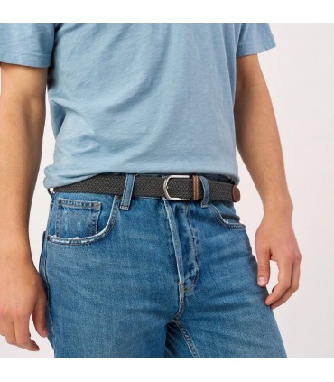 Ceinture billy belt gris flanelle