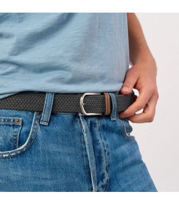 Ceinture billy belt gris flanelle