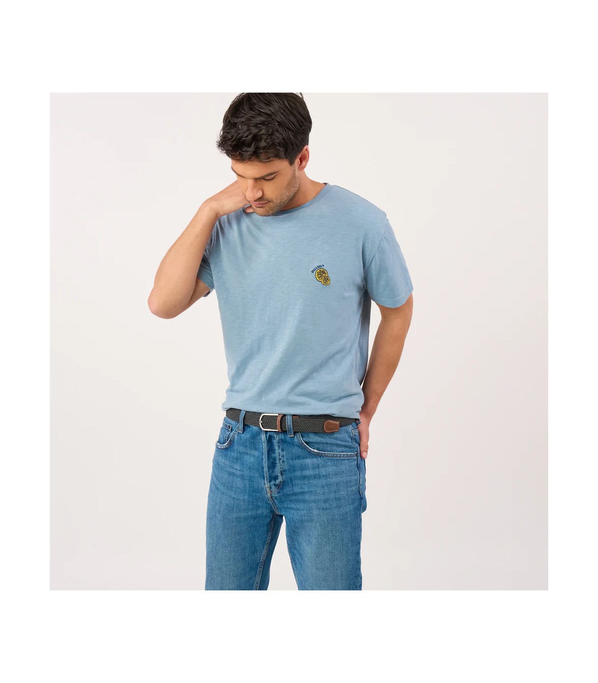 Ceinture billy belt gris flanelle