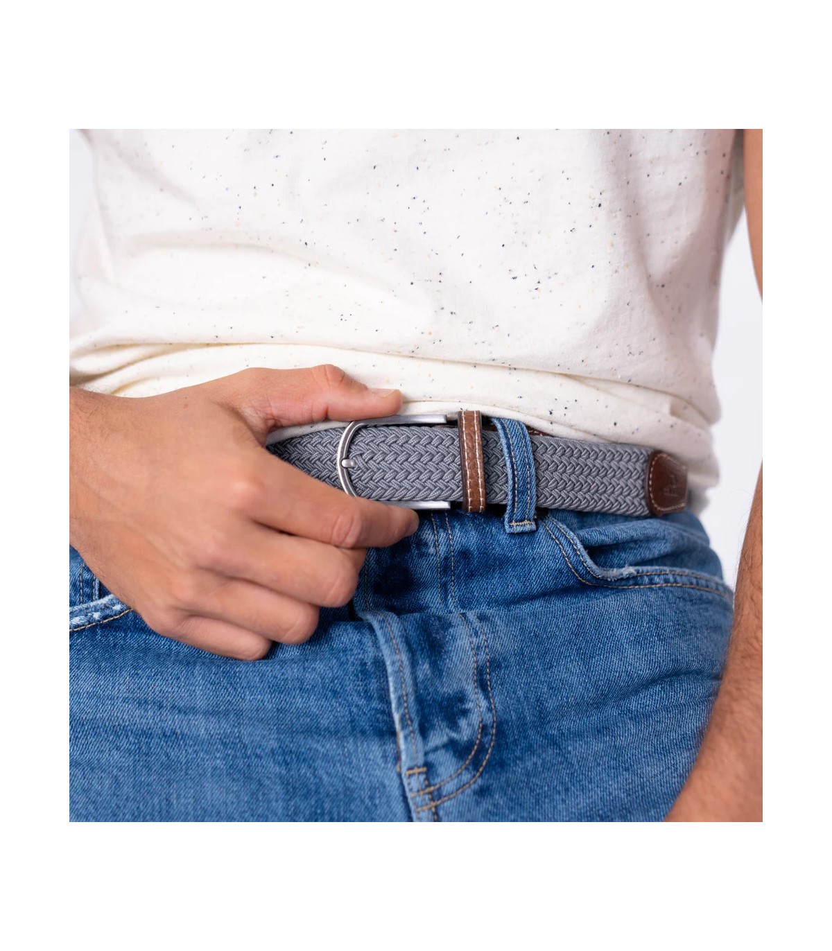 Ceinture billy belt gris froid