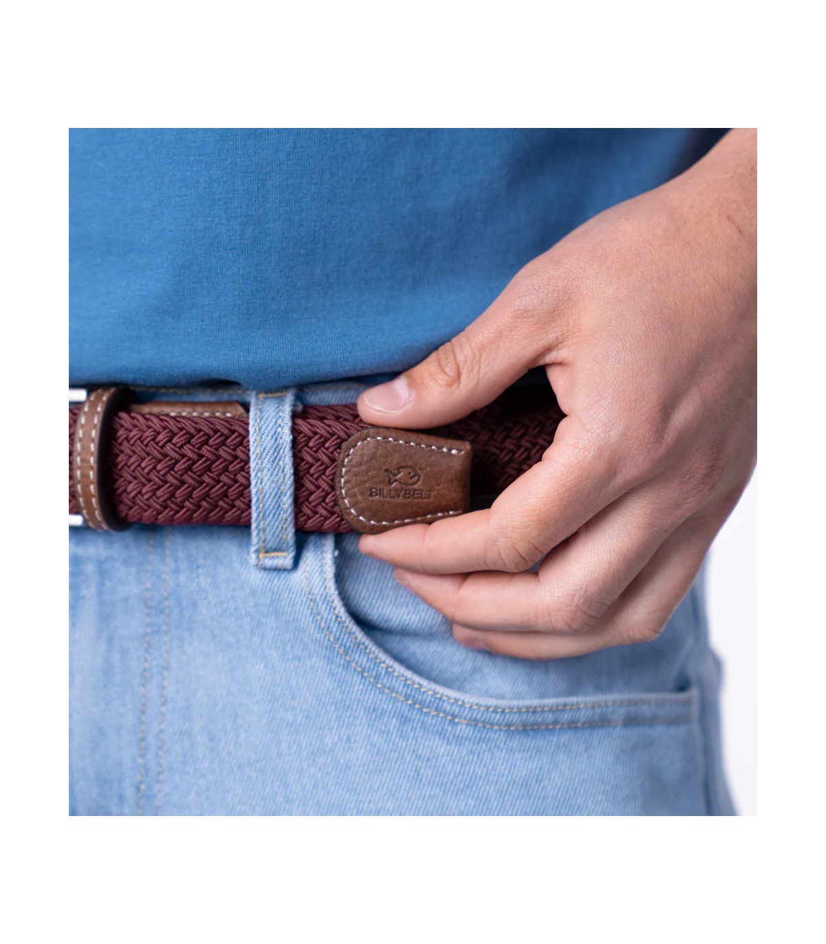 Ceinture billy belt lie de vin