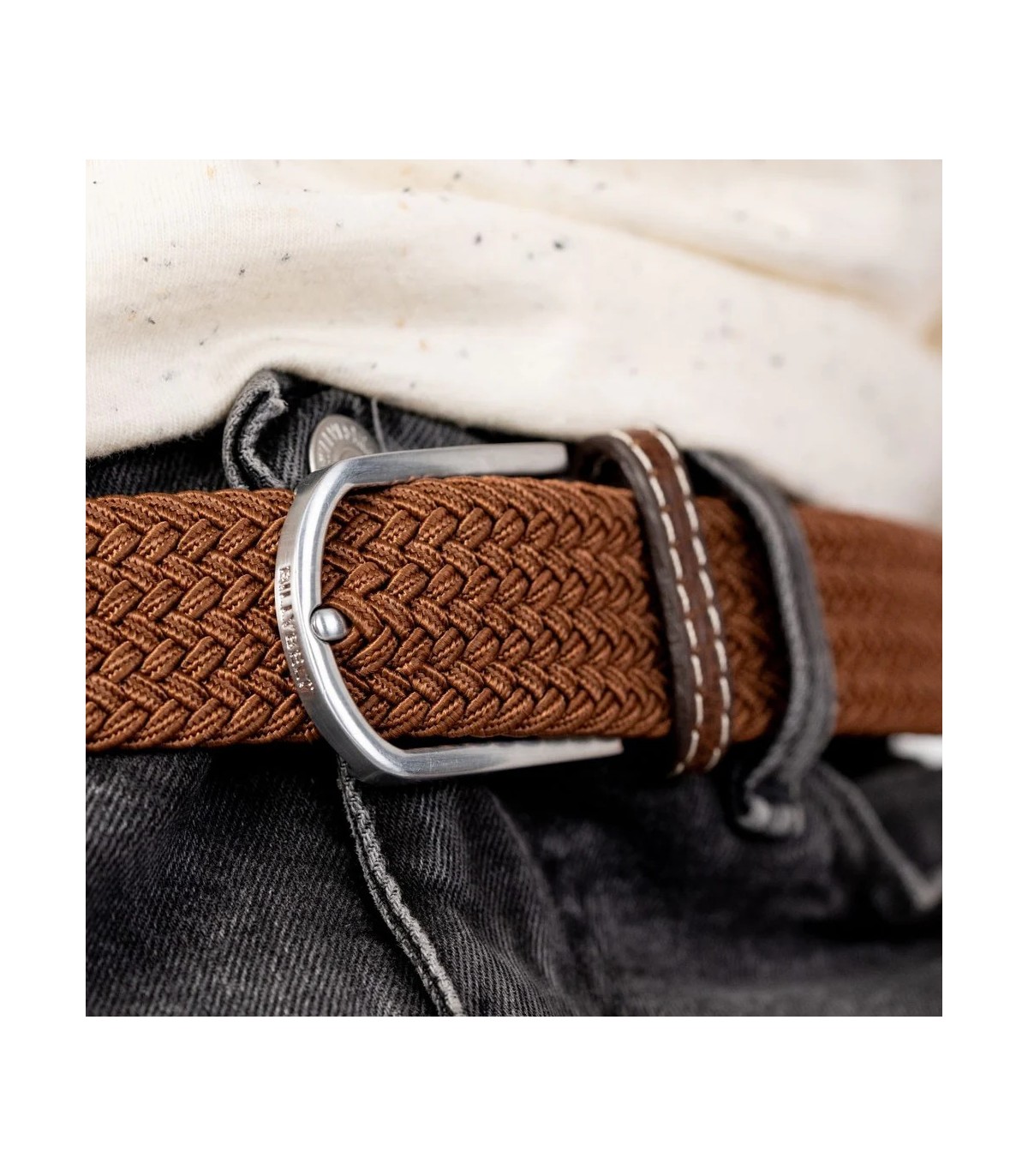 Ceinture billy belt marron camel