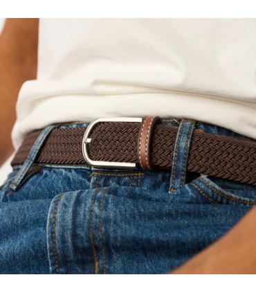 Ceinture billy belt marron feuille