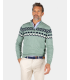 Pull col zippe nza 1730green