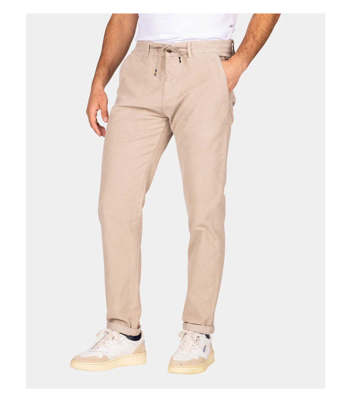 Pantalon chino nza 1101ecru