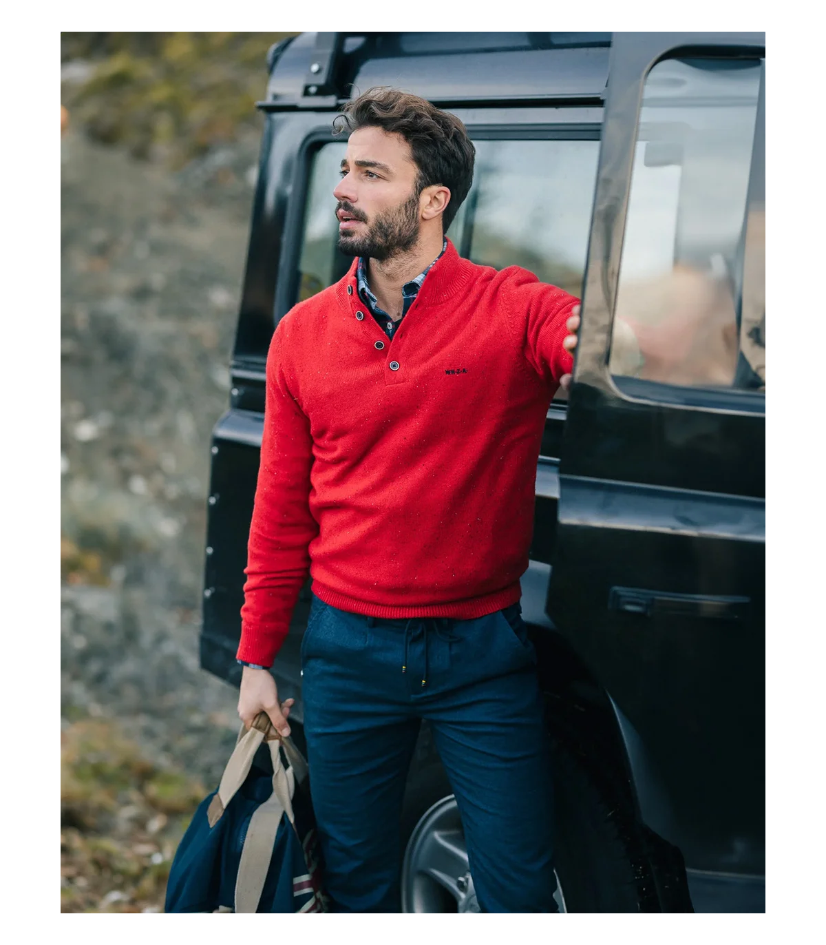 Pull col chemine nza 1507red
