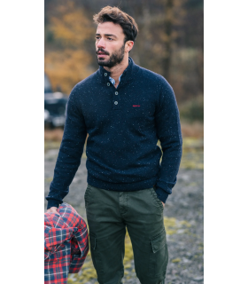 Pull col chemine nza 1668navy