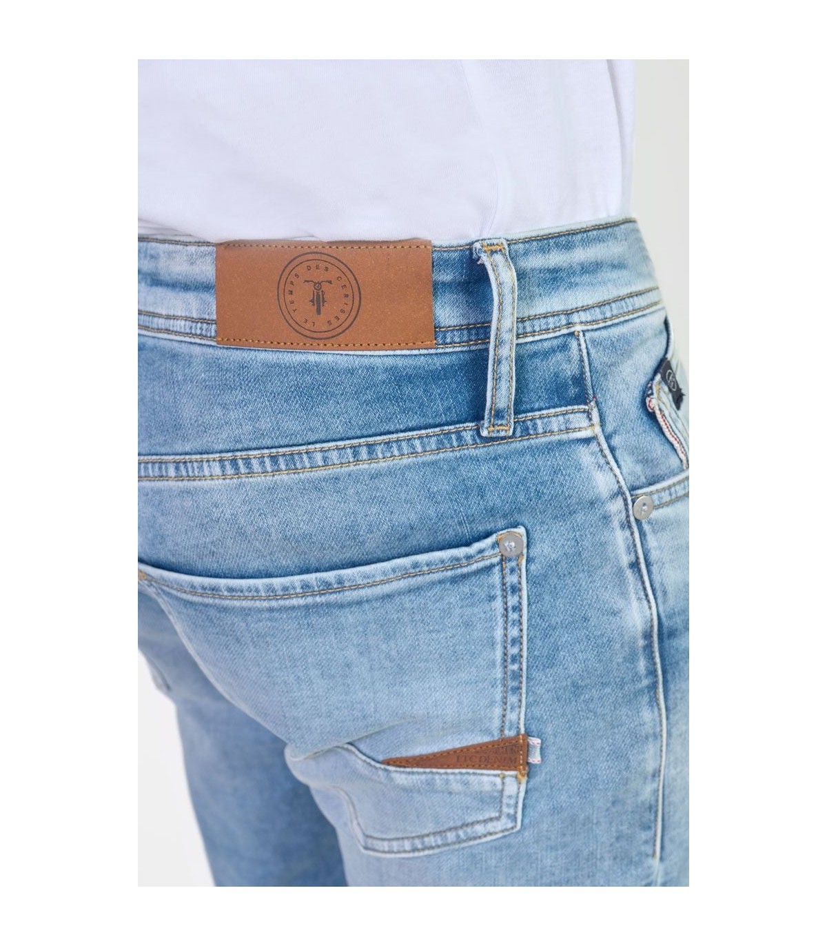 Bermuda jean tps cerises 3001blue