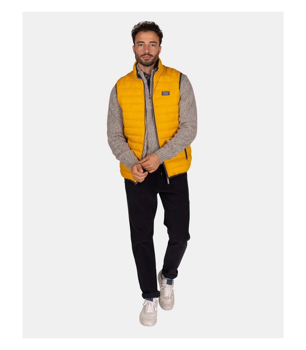Doudoune sans manche nza 1207ocre
