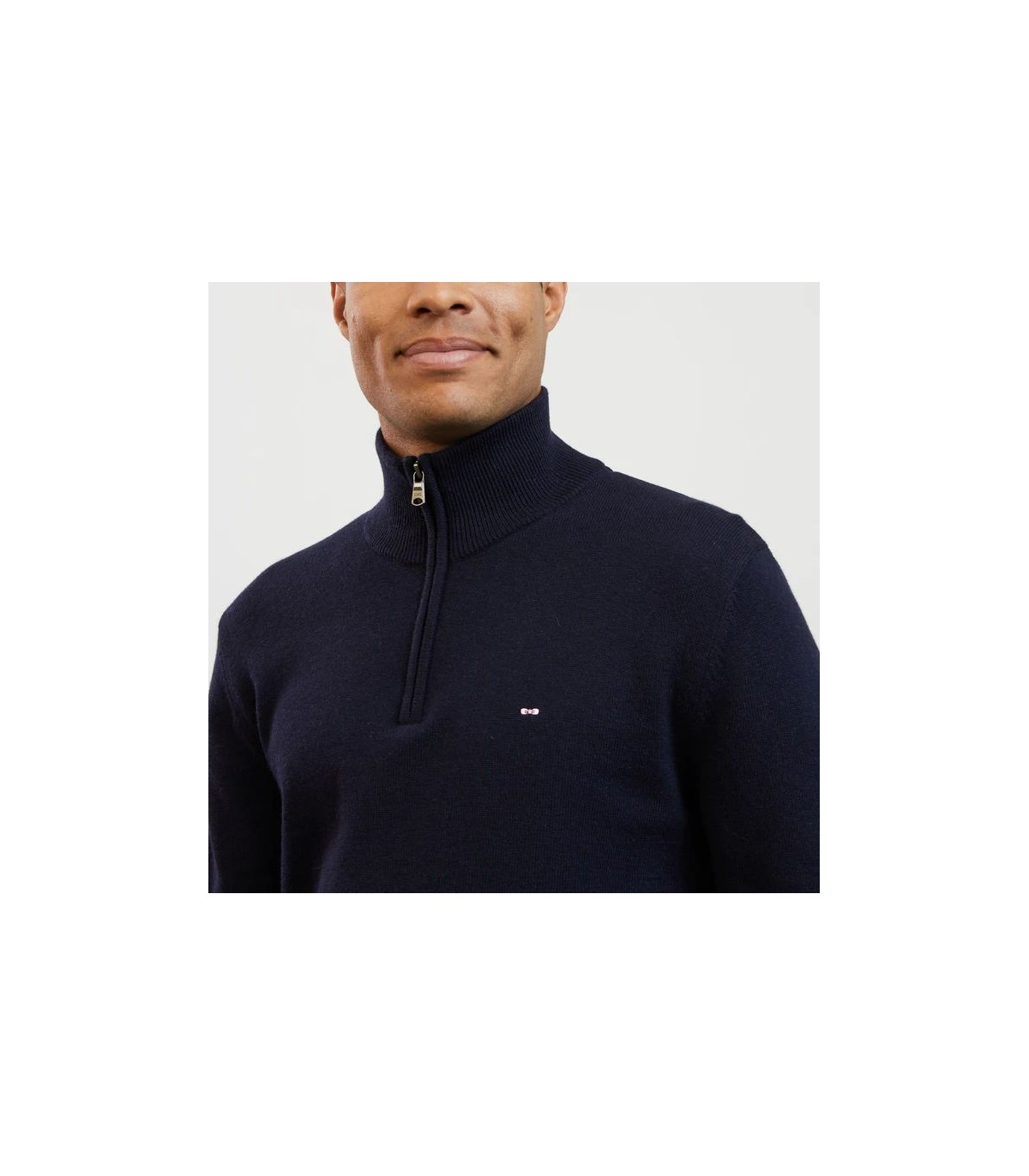 Pull col zippe eden park blfmarine