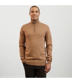 Pull col zippe eden park mam5tabac