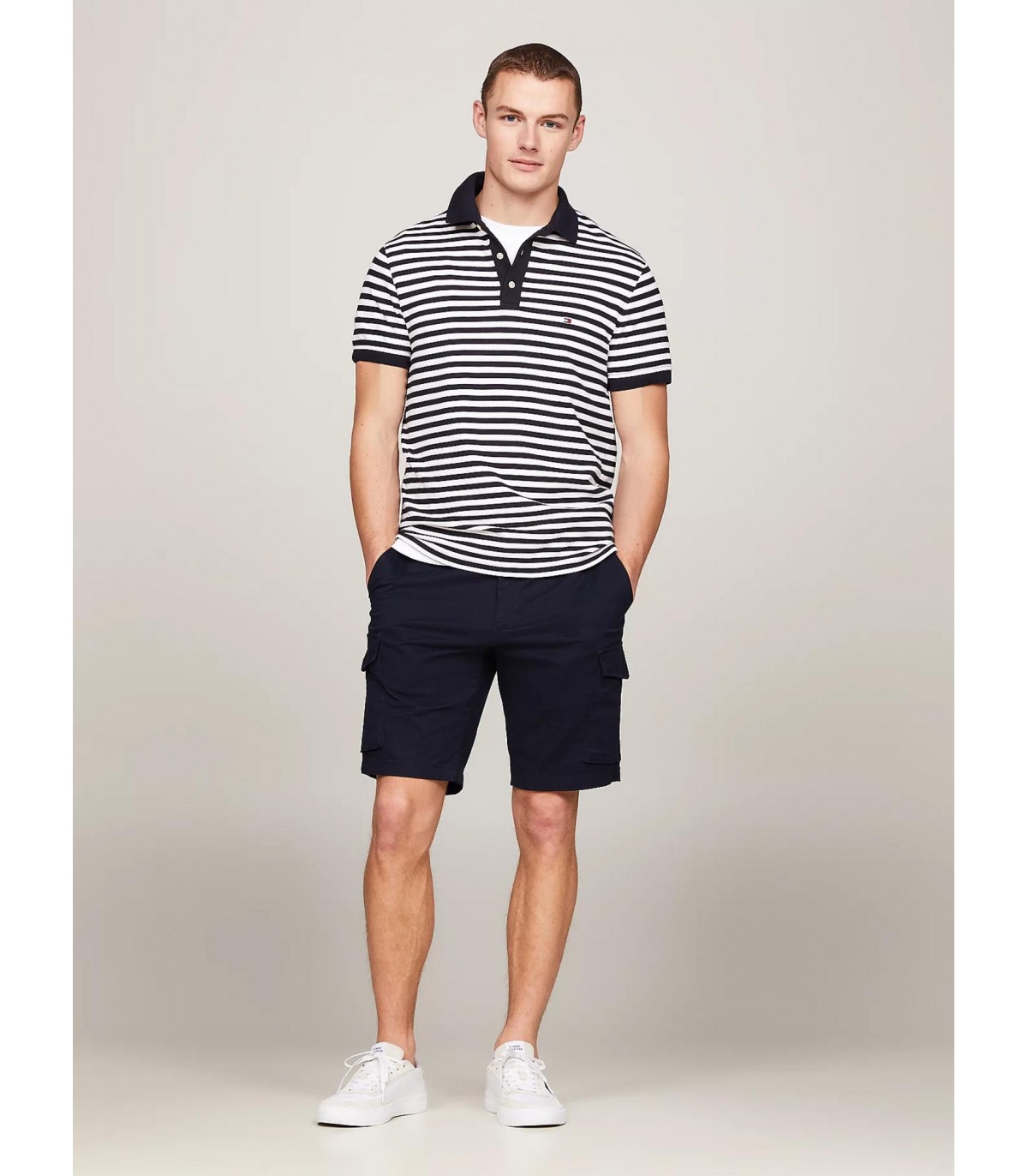 Polo mc tommy menswear 0a4desertsky/white
