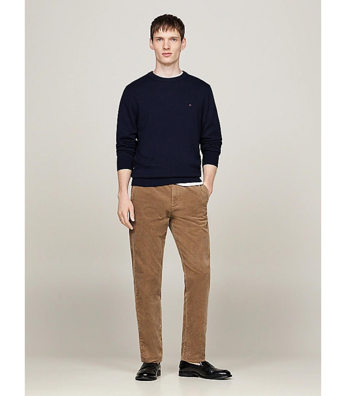 Pull col rond tommy menswear dw5desertsky