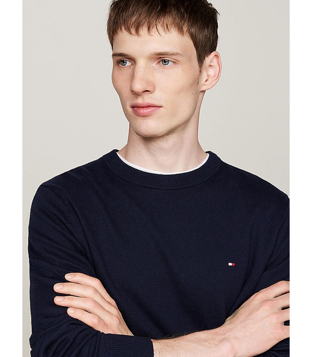 Pull col rond tommy menswear dw5desertsky