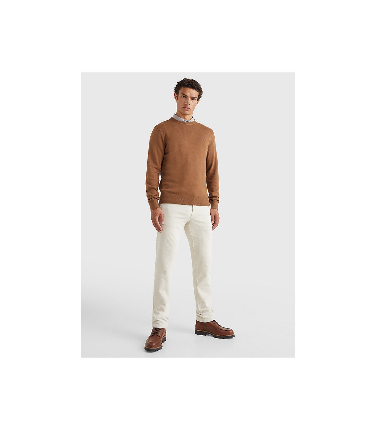 Pull col rond tommy menswear gwjdesertkaki