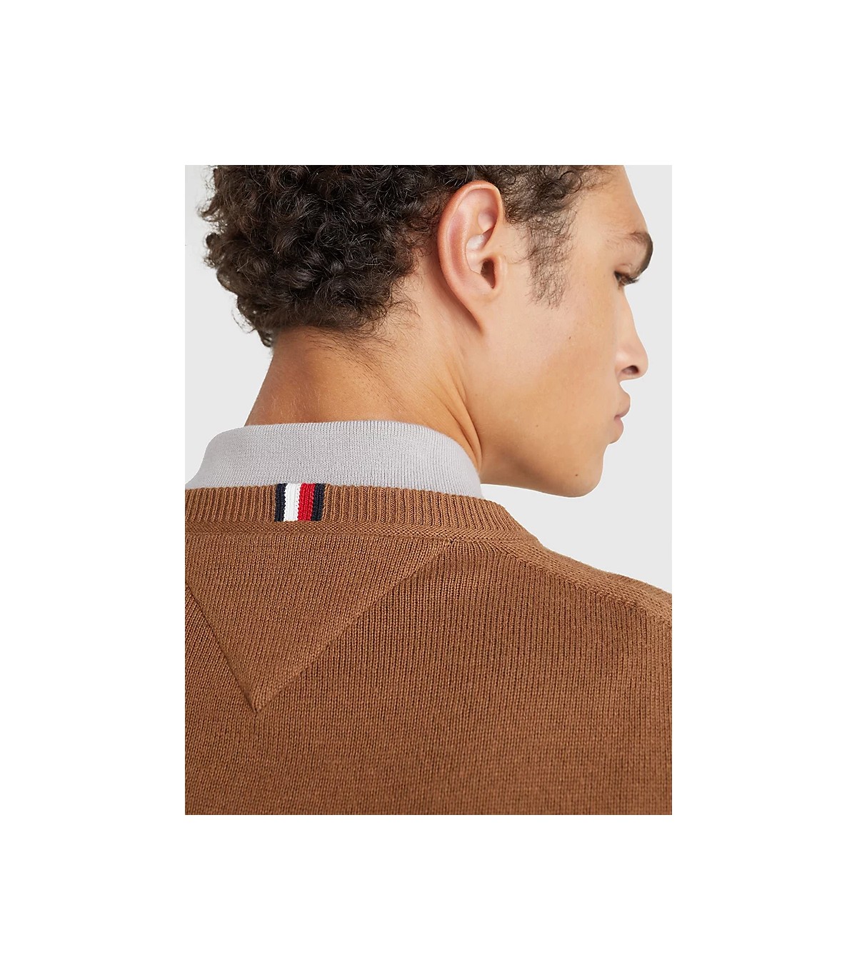 Pull col rond tommy menswear gwjdesertkaki