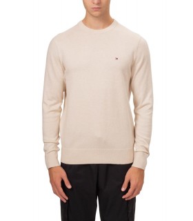 Pull col rond tommy menswear hgfoatmilk