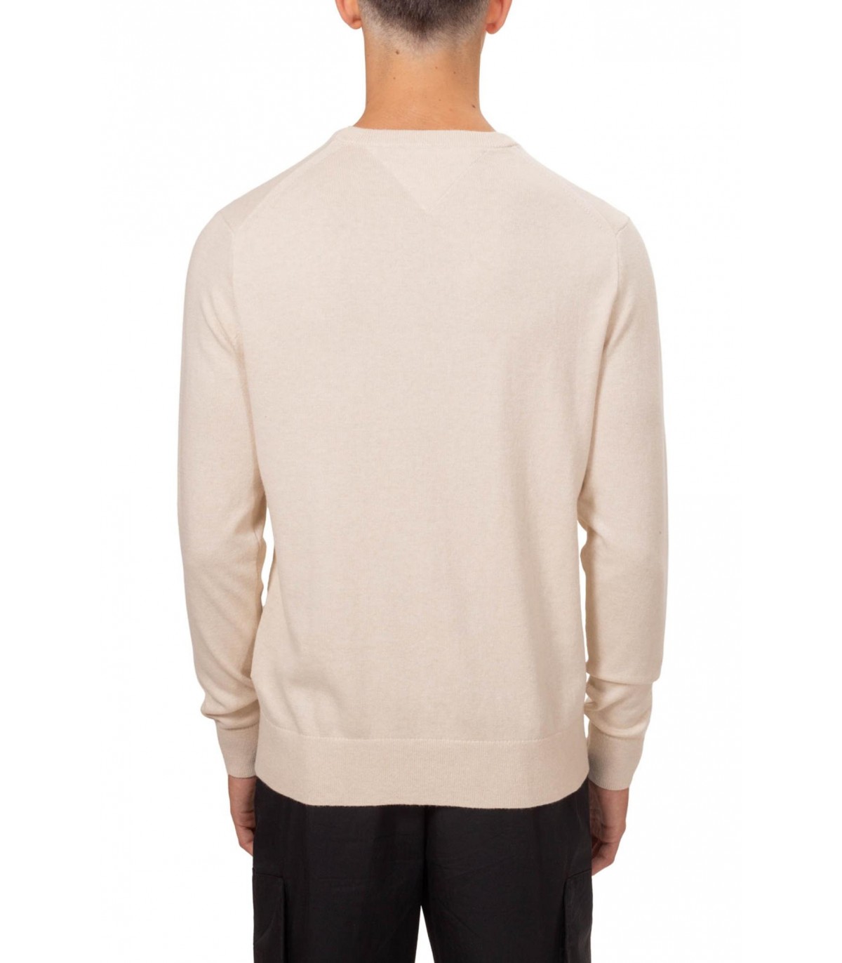 Pull col rond tommy menswear hgfoatmilk