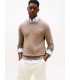 Pull col rond tommy menswear hi3taupe