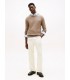 Pull col rond tommy menswear hi3taupe