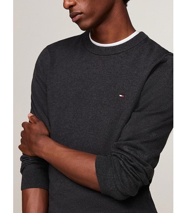 Pull col rond tommy menswear p92darkgrey