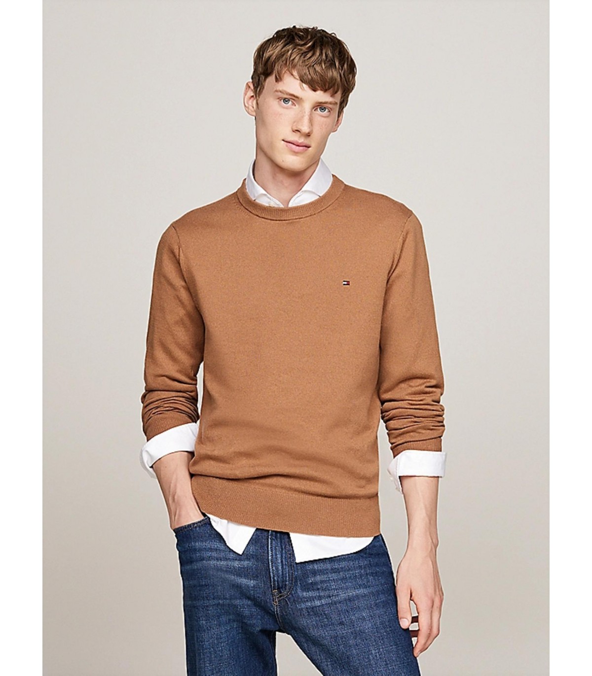 Pull col rond tommy menswear rbcsafari