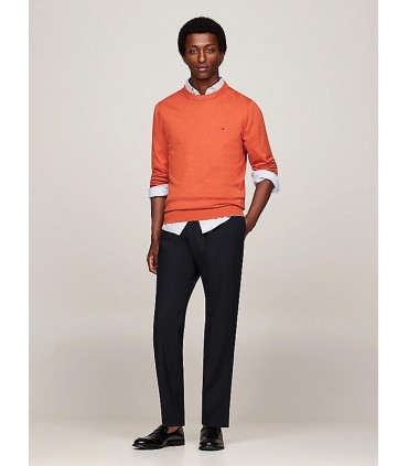 Pull col rond tommy menswear sm5orange