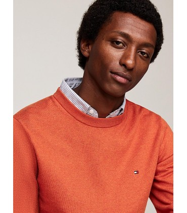 Pull col rond tommy menswear sm5orange