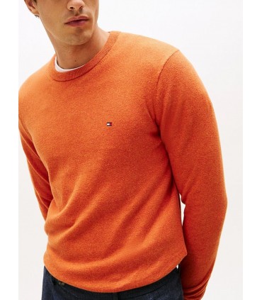 Pull col rond tommy menswear smqorange