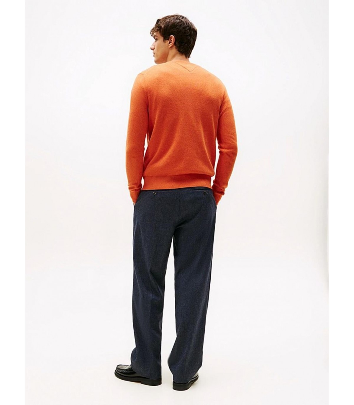 Pull col rond tommy menswear smqorange