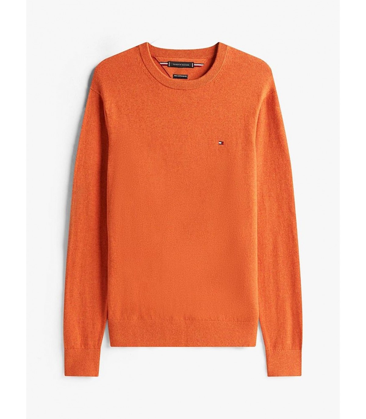 Pull col rond tommy menswear smqorange