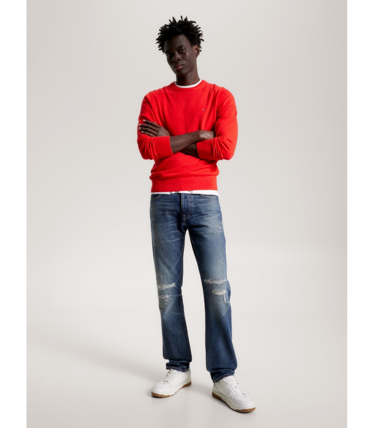 Pull col rond tommy menswear snefireworks