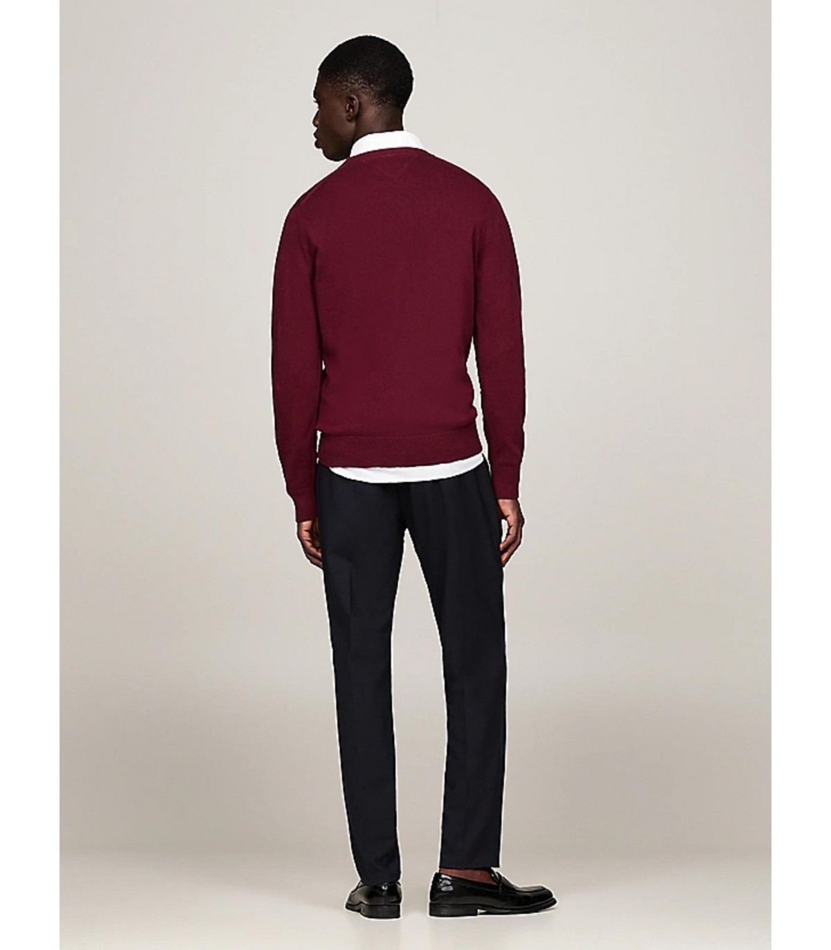 Pull col rond tommy menswear vlprouge