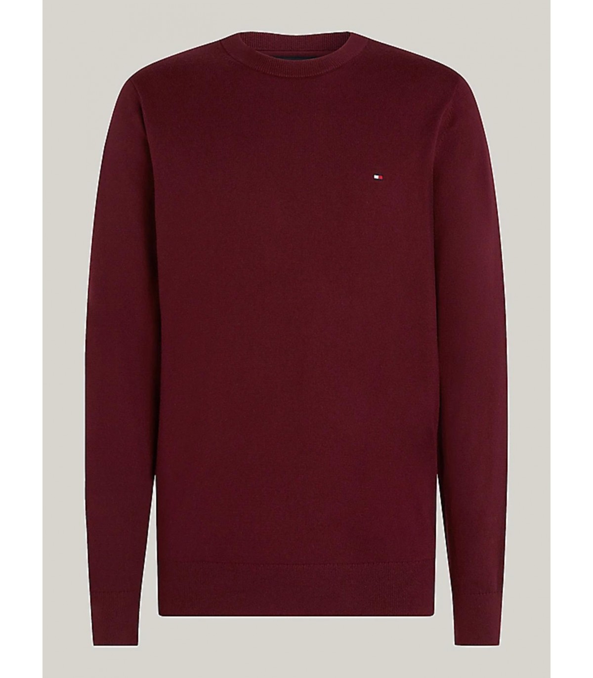 Pull col rond tommy menswear vlprouge