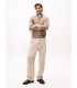 Pull col zippe tommy menswear hi3taupe