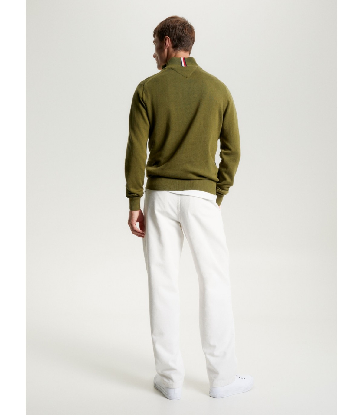 Pull col zippe tommy menswear ms2puttinggreen