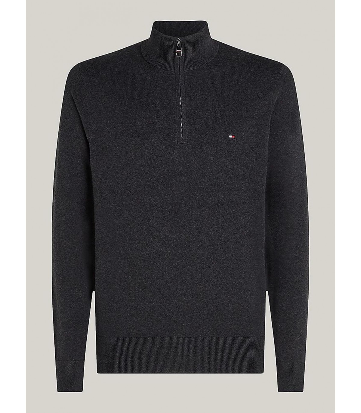 Pull col zippe tommy menswear p92anthra