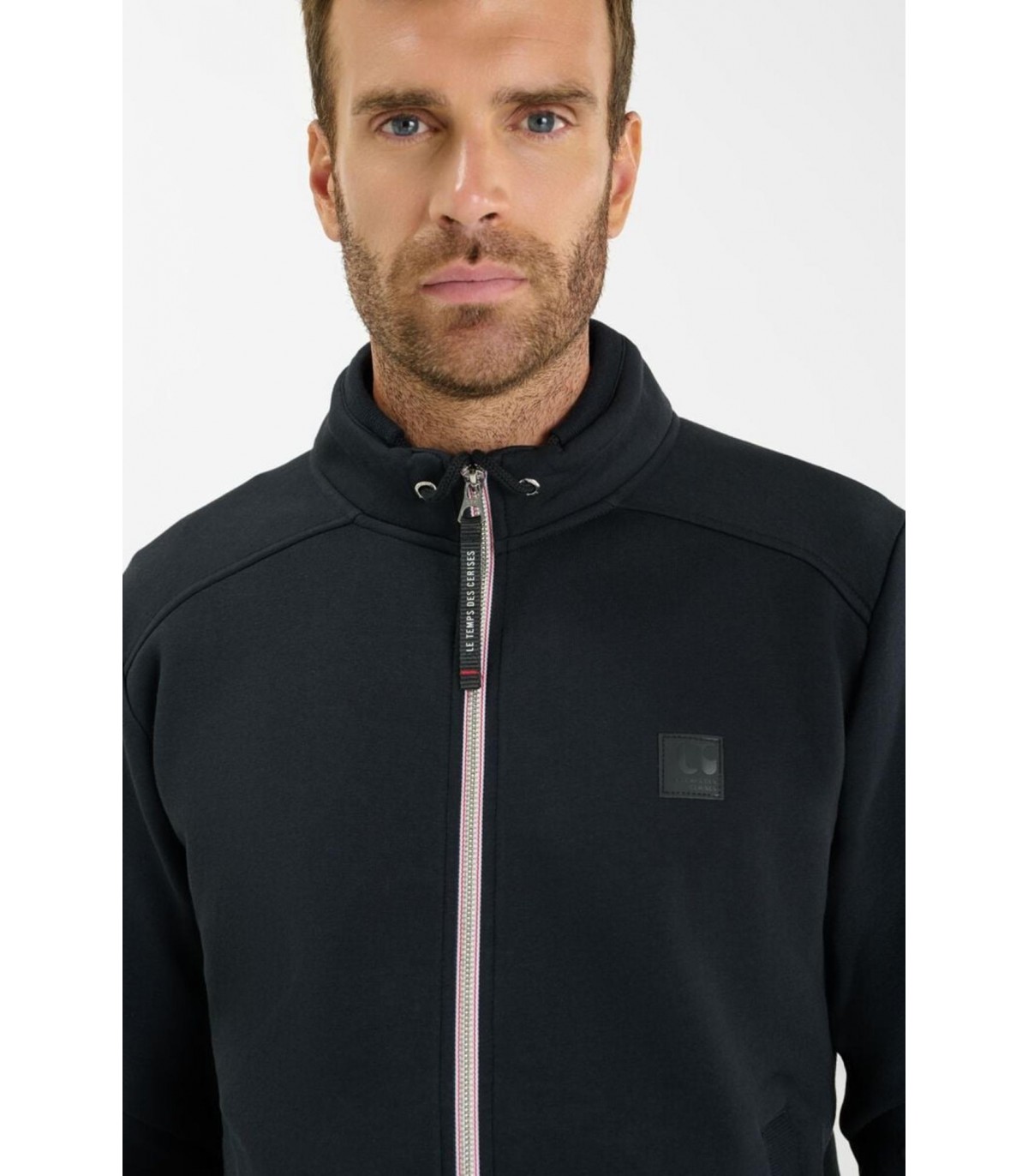Sweat zippe tps cerises 0001black