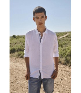 Chemise ml tps cerises 1001white