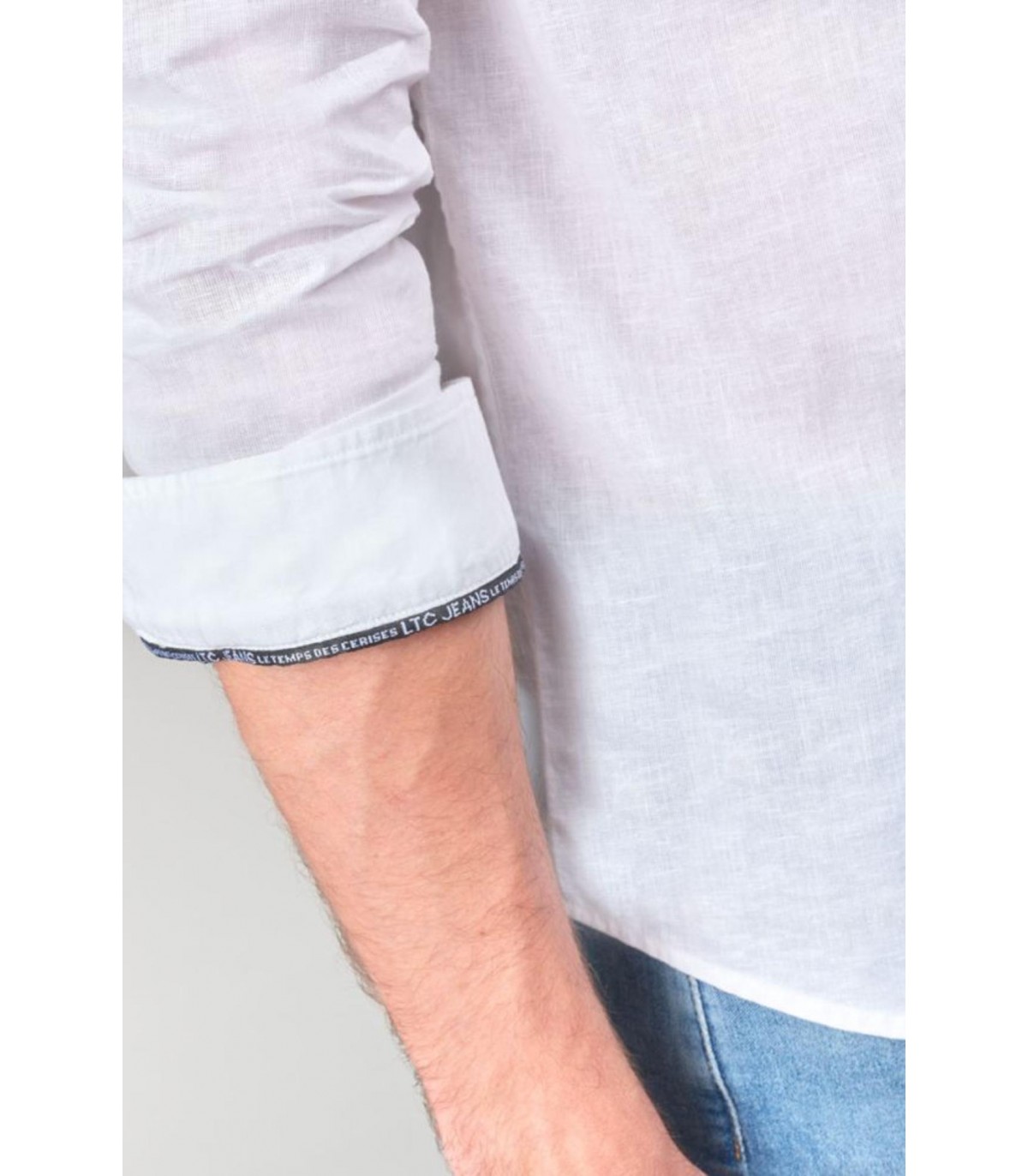 Chemise ml tps cerises 1001white