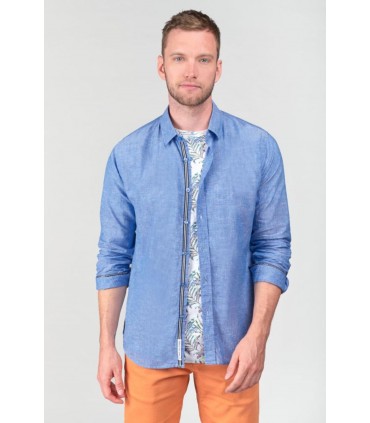 Chemise ml tps cerises 3001blue
