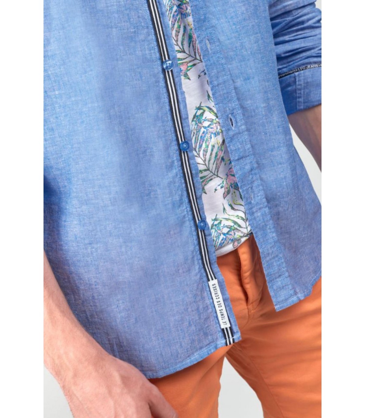 Chemise ml tps cerises 3001blue