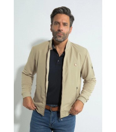 Sweat zippe benson & cherry beige